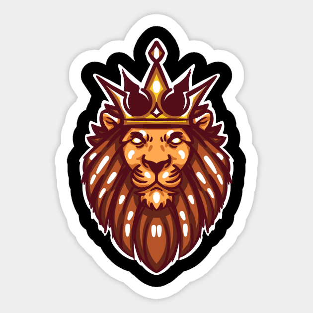 king lion Sticker by B&E